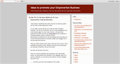 Desktop Screenshot of empowerism.blogspot.com