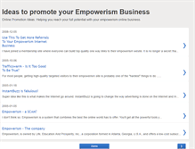 Tablet Screenshot of empowerism.blogspot.com