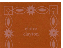 Tablet Screenshot of claireclayton.blogspot.com