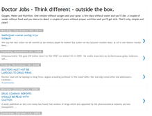 Tablet Screenshot of doctor-jobs.blogspot.com