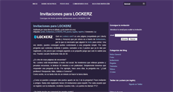 Desktop Screenshot of invitacionesxlockerz.blogspot.com