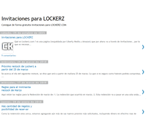 Tablet Screenshot of invitacionesxlockerz.blogspot.com