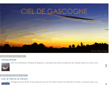 Tablet Screenshot of cieldegascogne.blogspot.com