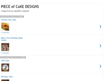 Tablet Screenshot of pieceofcakedesigns.blogspot.com