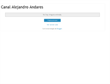 Tablet Screenshot of alejandroandares.blogspot.com
