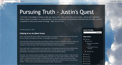 Desktop Screenshot of jjustin-pursuingtruth.blogspot.com