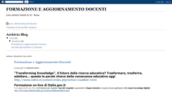 Desktop Screenshot of formazionedocenti.blogspot.com