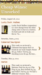 Mobile Screenshot of cheapwinesuncorked.blogspot.com