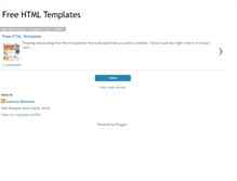 Tablet Screenshot of freehtmlwebtemplates.blogspot.com