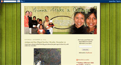 Desktop Screenshot of gonnamakeachange.blogspot.com