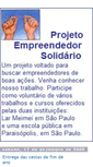 Mobile Screenshot of empreendedorsolidario.blogspot.com