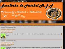 Tablet Screenshot of escolinhaaef.blogspot.com