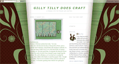 Desktop Screenshot of gillytillydoescraft.blogspot.com