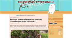 Desktop Screenshot of kucing-parsi-untuk-dijual.blogspot.com