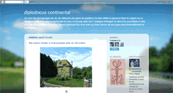 Desktop Screenshot of diplodocuscontinental.blogspot.com
