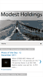 Mobile Screenshot of modestholdings.blogspot.com