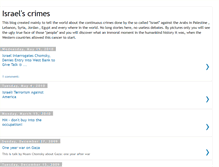 Tablet Screenshot of israelscrimes.blogspot.com