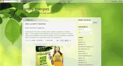 Desktop Screenshot of earthlyenergies.blogspot.com