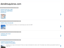 Tablet Screenshot of dondetuquierascom.blogspot.com
