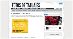 Desktop Screenshot of mundotatuajes.blogspot.com