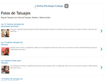 Tablet Screenshot of mundotatuajes.blogspot.com