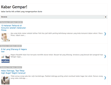 Tablet Screenshot of kabargempar.blogspot.com