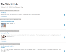 Tablet Screenshot of down-the-wabbit-hole.blogspot.com