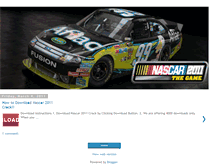 Tablet Screenshot of nascar2011download.blogspot.com