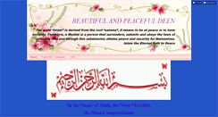 Desktop Screenshot of beautifulandpeacefulislam.blogspot.com