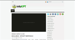 Desktop Screenshot of infokpt.blogspot.com