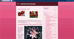 Desktop Screenshot of extinciondeanimales2009.blogspot.com
