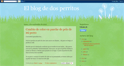 Desktop Screenshot of elblogdedosperritos.blogspot.com