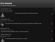 Tablet Screenshot of ericharland.blogspot.com