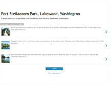 Tablet Screenshot of fortsteilacoompark.blogspot.com