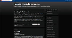 Desktop Screenshot of hockeyhoundsuniverse.blogspot.com