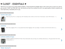 Tablet Screenshot of closet-essentials.blogspot.com