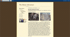Desktop Screenshot of maine-adventure.blogspot.com