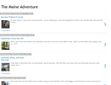 Tablet Screenshot of maine-adventure.blogspot.com