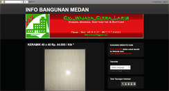 Desktop Screenshot of infobangunanmedan.blogspot.com