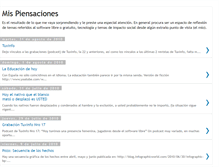 Tablet Screenshot of mispiensaciones.blogspot.com