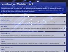 Tablet Screenshot of medallionhunt.blogspot.com