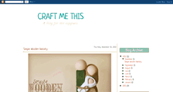 Desktop Screenshot of craftmethis.blogspot.com