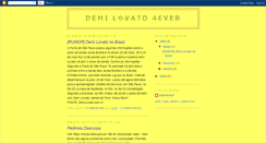 Desktop Screenshot of demilovato4ever.blogspot.com