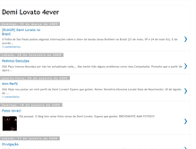 Tablet Screenshot of demilovato4ever.blogspot.com