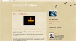 Desktop Screenshot of devotionputsimply.blogspot.com