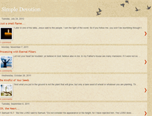 Tablet Screenshot of devotionputsimply.blogspot.com