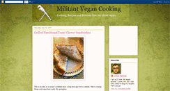 Desktop Screenshot of militantvegancooking.blogspot.com