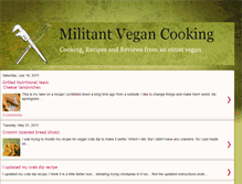 Tablet Screenshot of militantvegancooking.blogspot.com