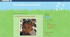 Desktop Screenshot of estudiantemaricela2011.blogspot.com