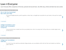 Tablet Screenshot of loan4everyone.blogspot.com
